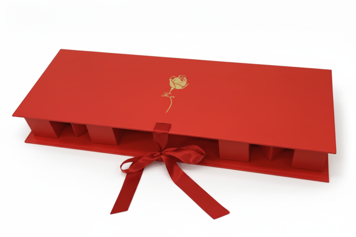 “MOM” Gift Box – Heart-Shaped Flower Arrangement Box 💝 CA485