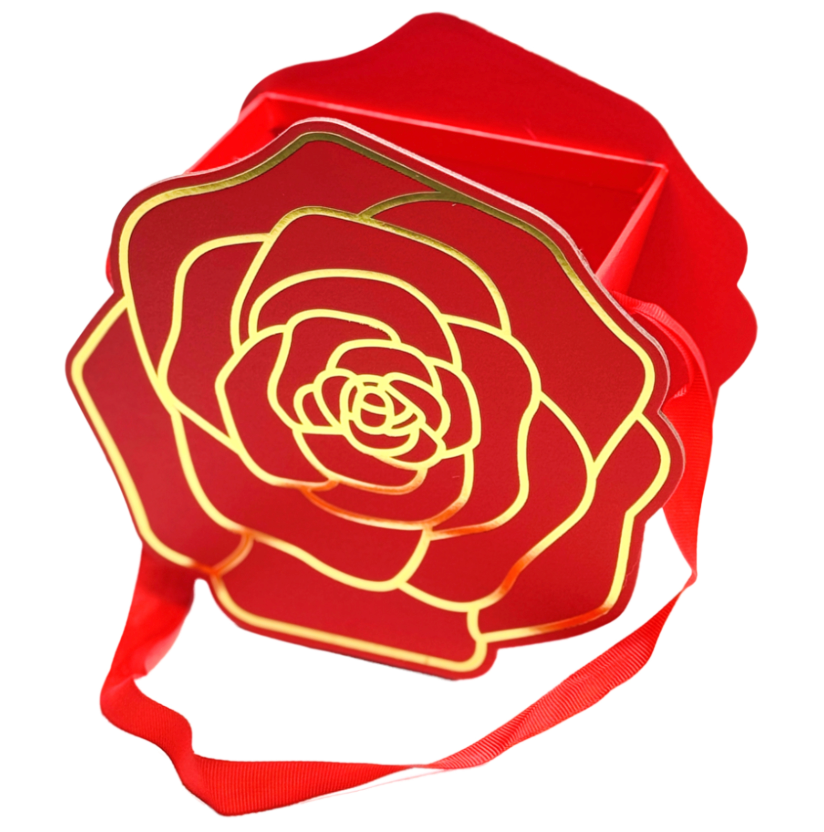 Rose-Shaped Gift Box – Elegant Floral Design 🌹CA499