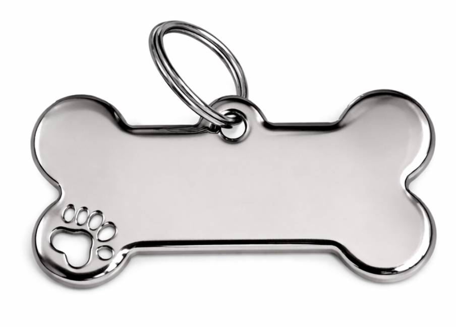 Small Dog Bone ID Tag - CA402