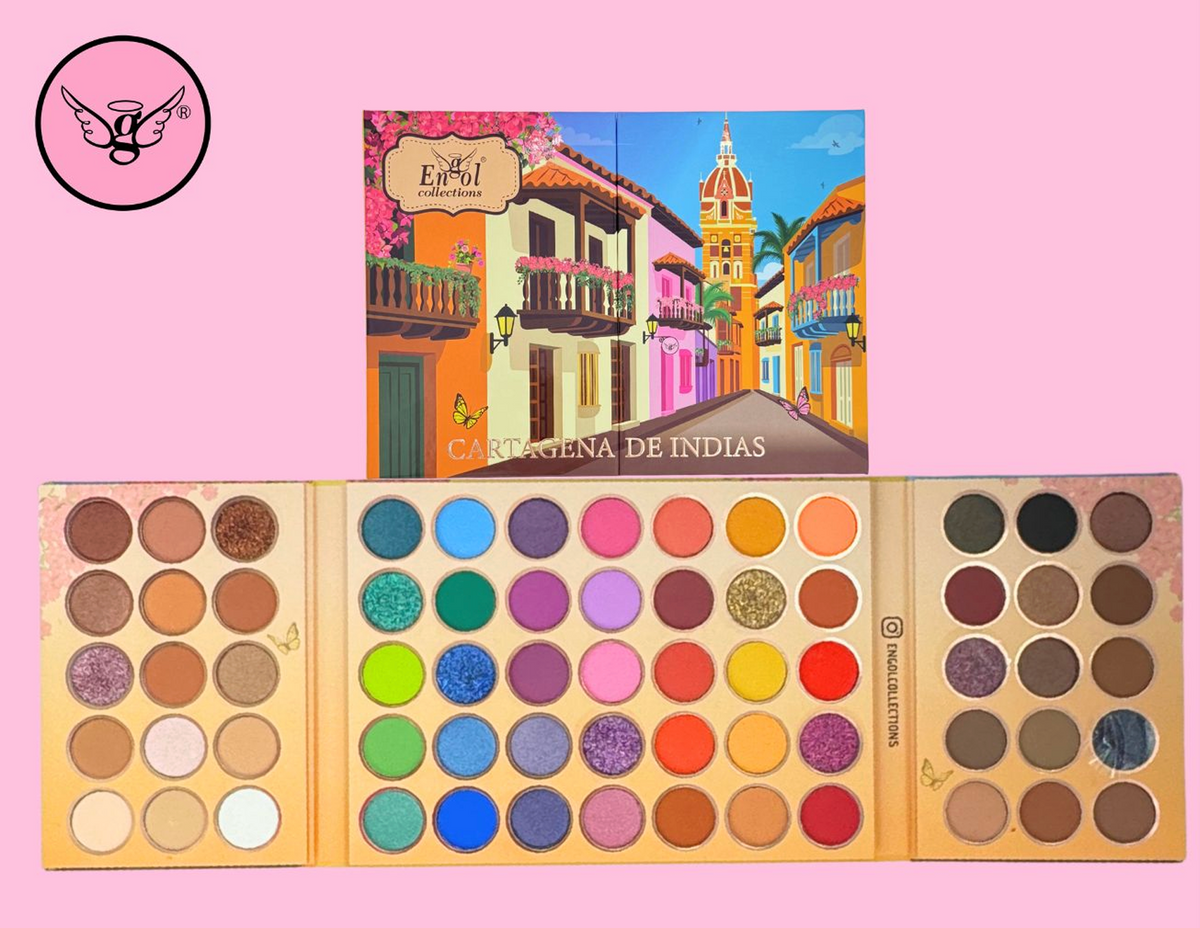 Cartagena de Indias Eyeshadow Palette – 65 Shades | Ref. SO1909 🌺🏝️✨