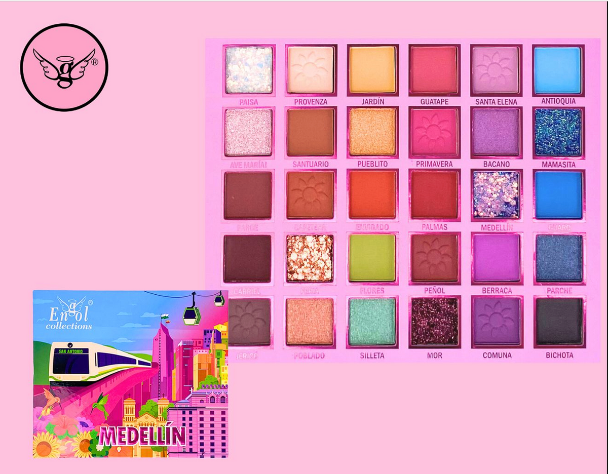 Medellín Eyeshadow Palette – 30 Shades Ref:  MD-30C