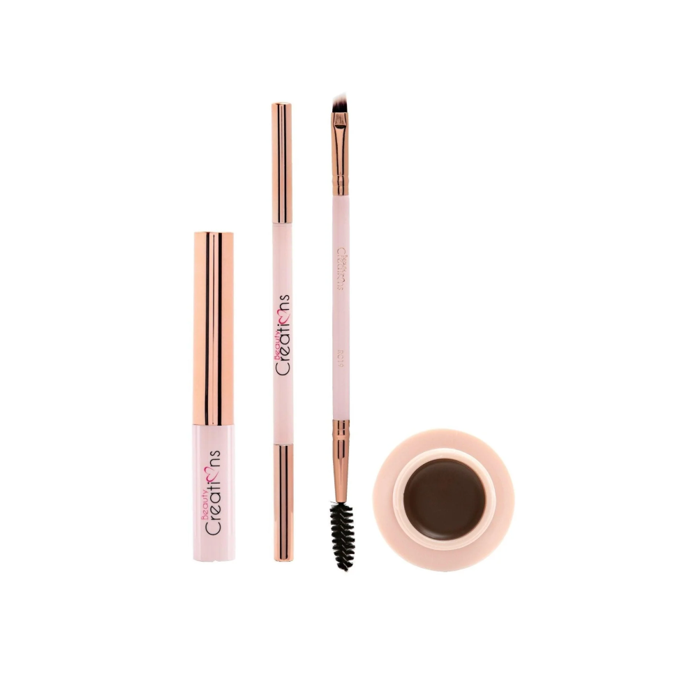 Beauty Creations Brow 911 Essentials Kit – Medium Brown BC BES#4