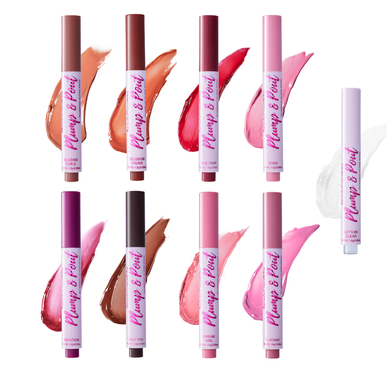 Beauty Creations Plump & Pout Plumping Gloss Stick