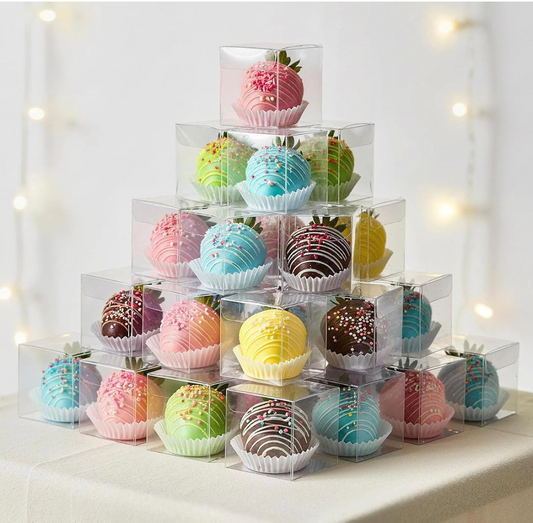 Clear Favor Boxes, 2x2x2 Inch/ 1 UNIT