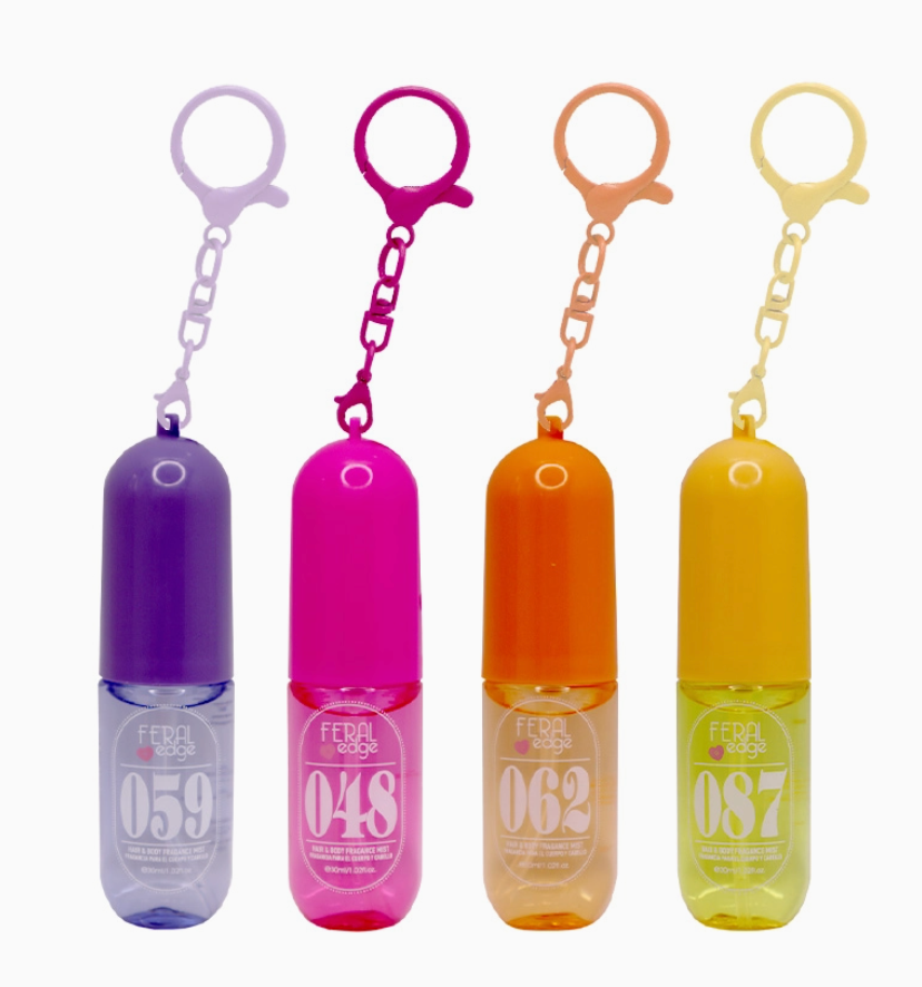 Feral Edge Hair & Body Fragrance Mist with Keychain – 30 ml