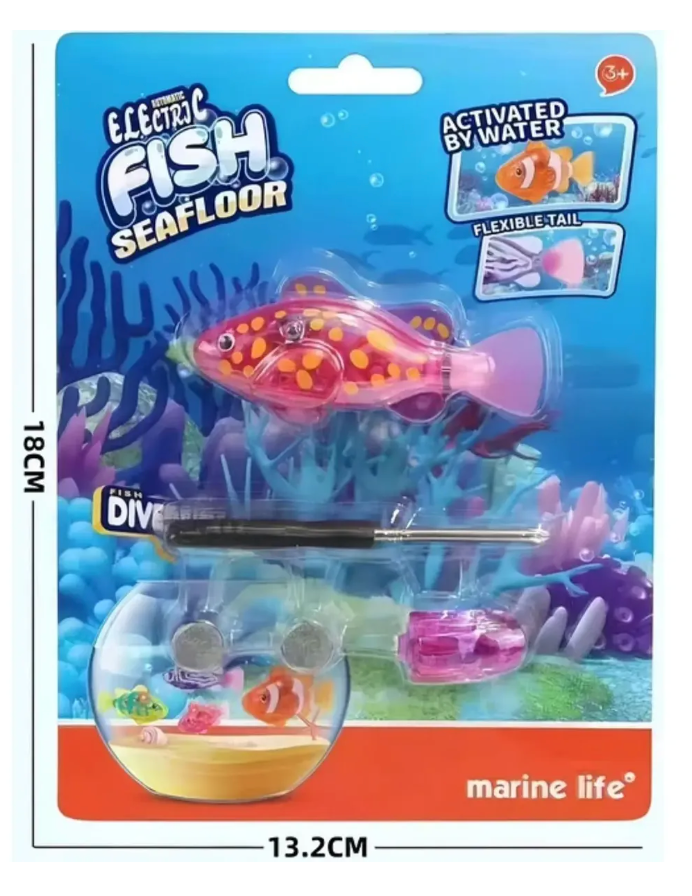 Magic Swimming Fish – Water-Activated Robotic Toy 🐠💦 (EVE086)