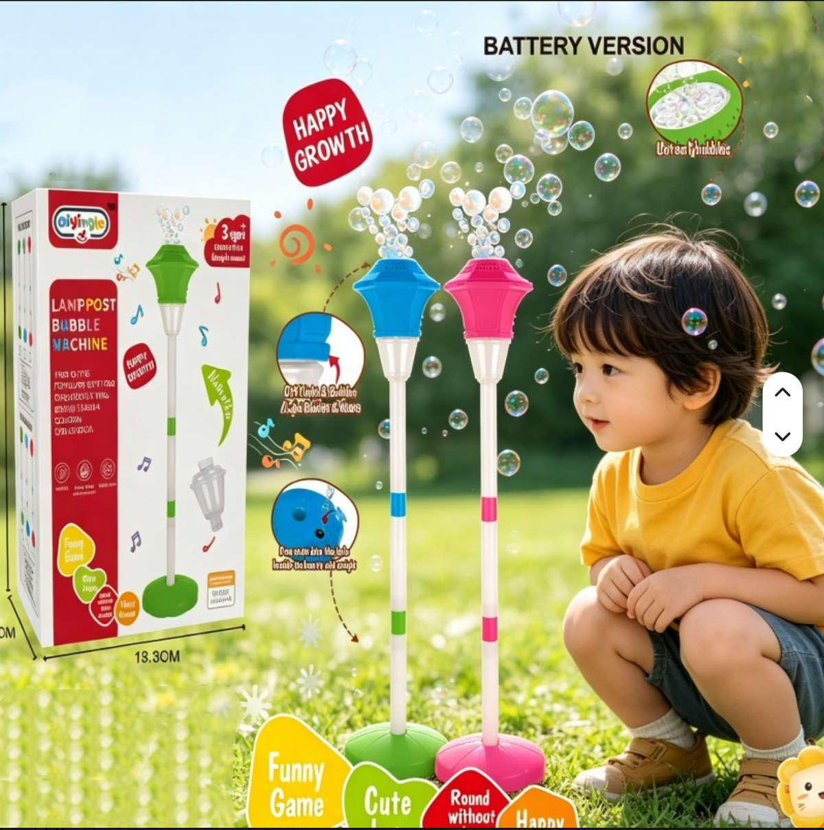 Lamppost Bubble Machine 🫧(EVE088)