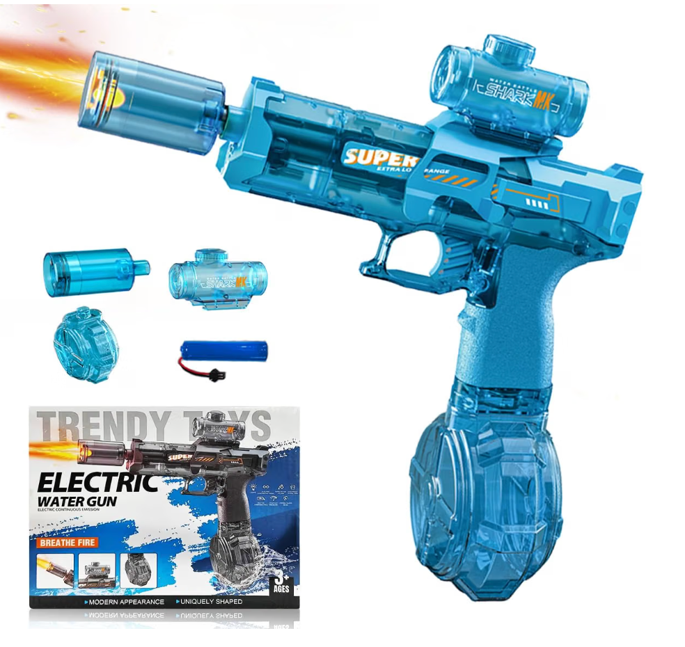 Tactical-Style Water Gun Blaster – Blue (EVE084)