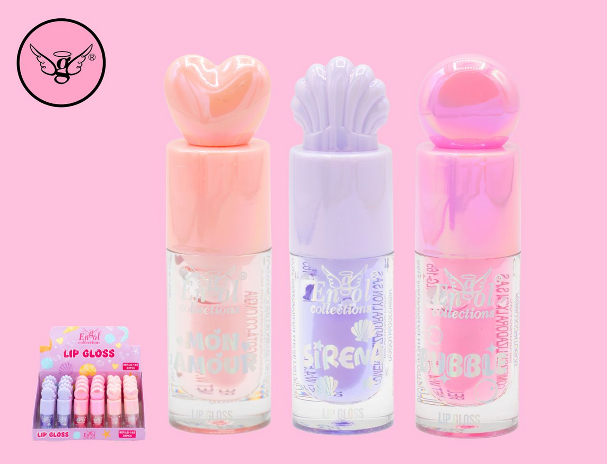 Cute Decorative Lip Gloss – 3 Assorted Styles LG-165