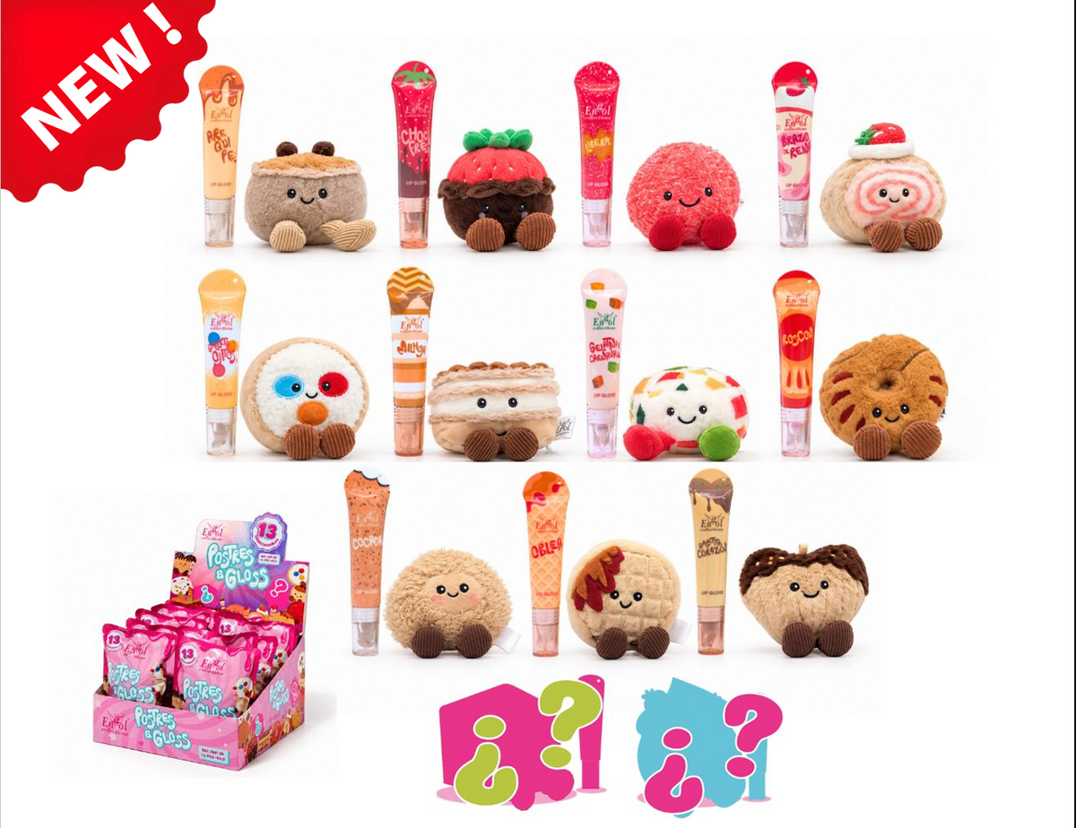 Colombian Desserts Surprise Lip Gloss with Collectible Charm