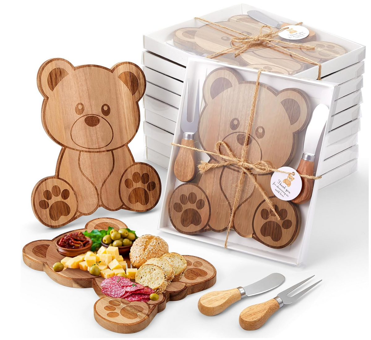 Bear-shaped cheese board