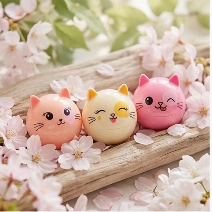 Cute Cat Lip Balm – Assorted Colors