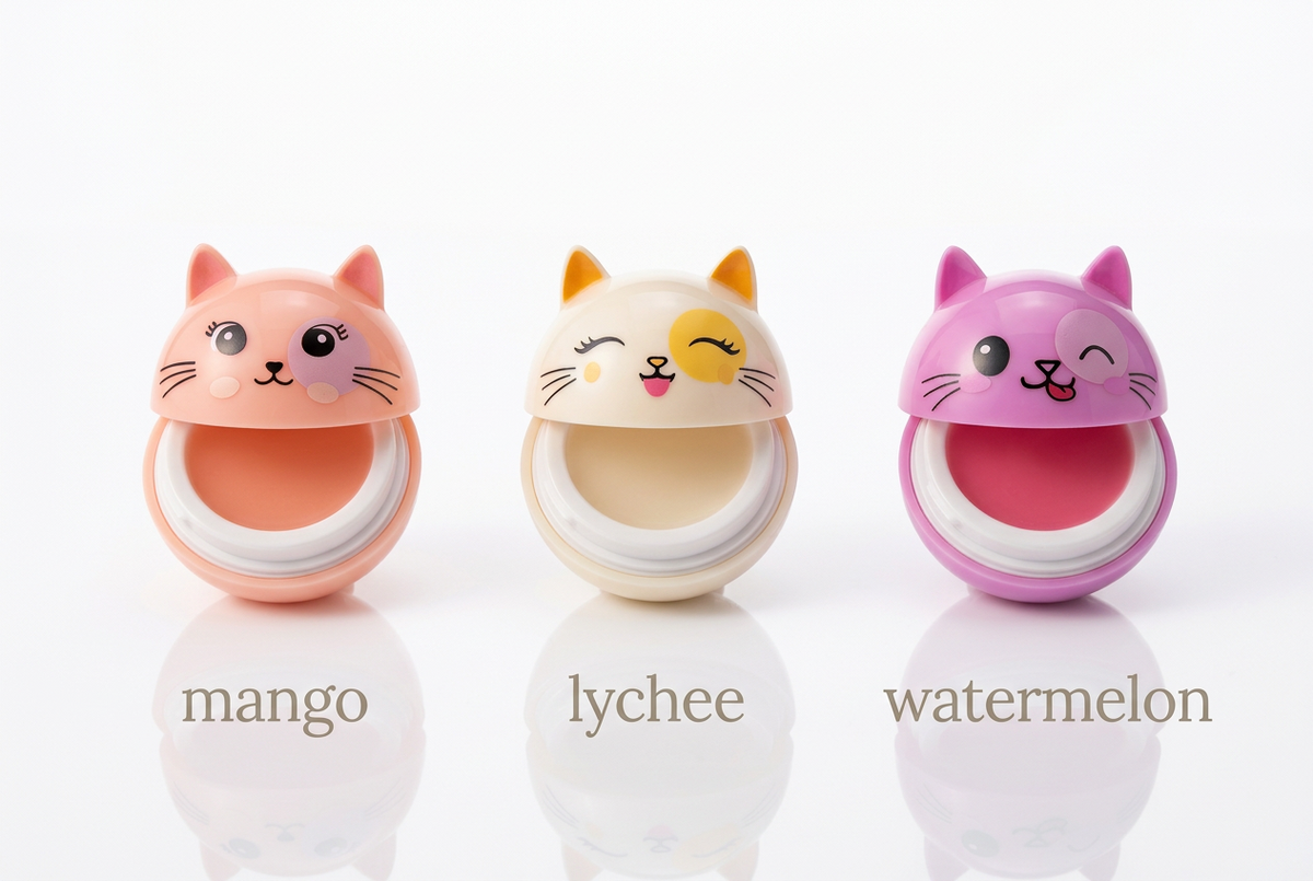 Cute Cat Lip Balm – Assorted Colors