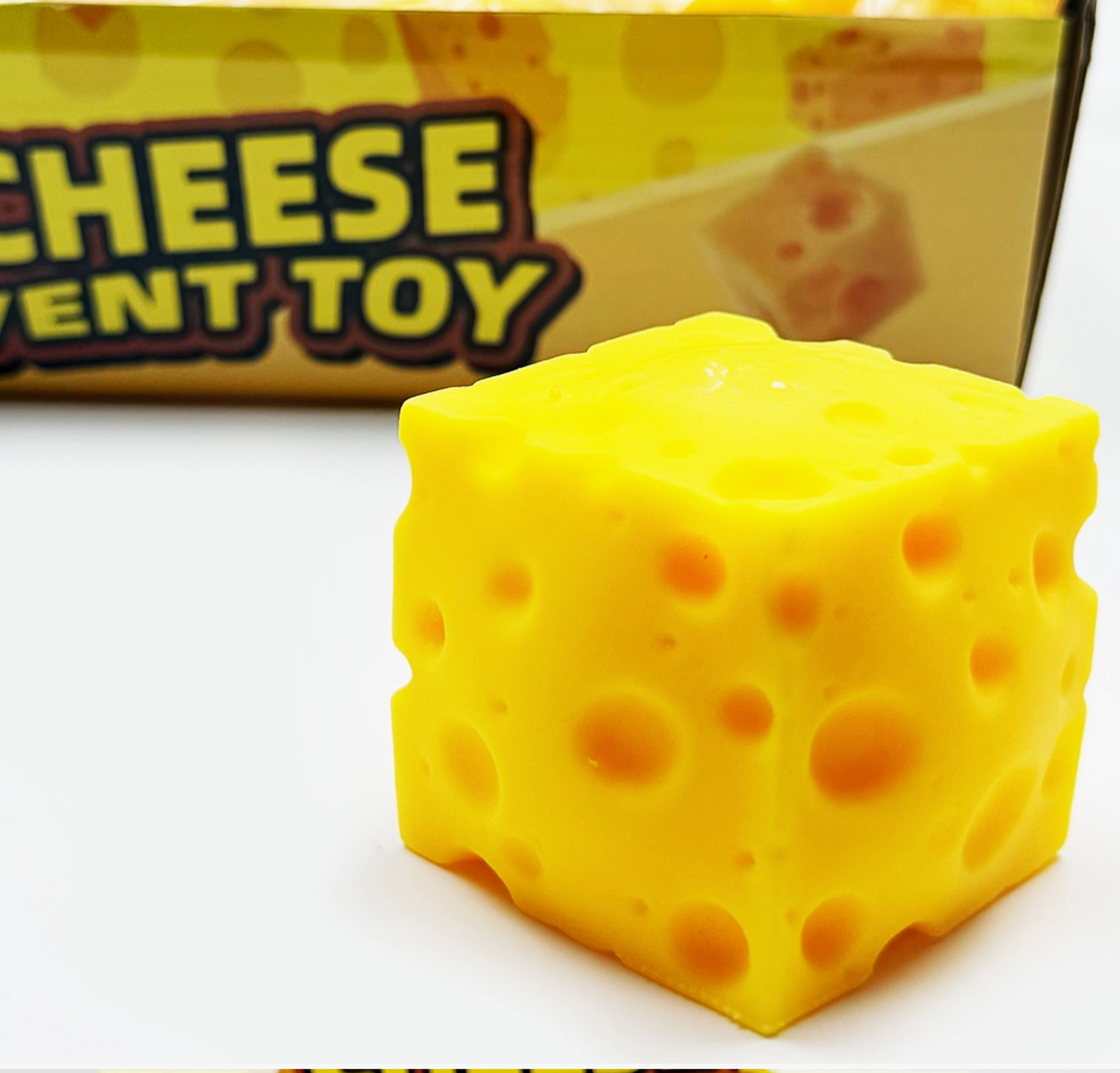 Viral Triangle or Cube Cheese Slow Rising Squishy Toy
