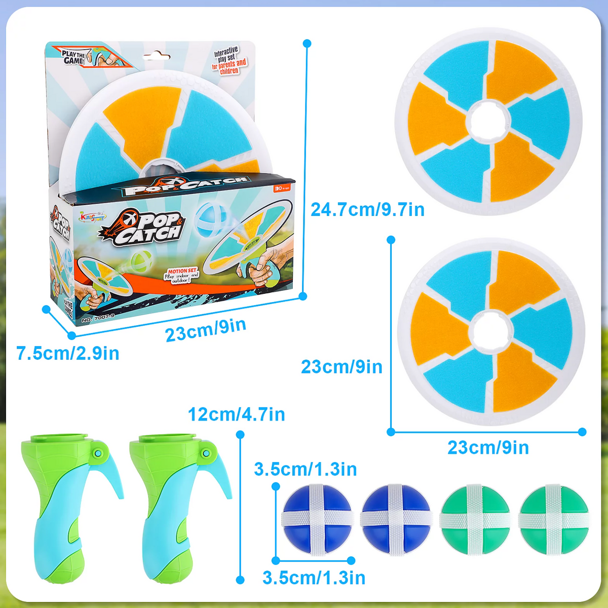 Pop & Catch Ball Launcher Game CA1169