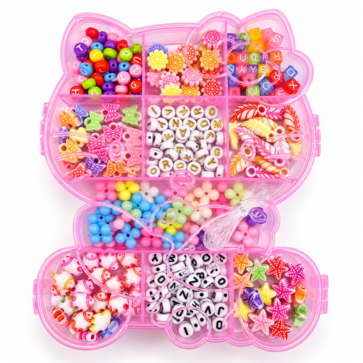 Kitty-Shaped DIY Bracelet kit (EVE106-2)