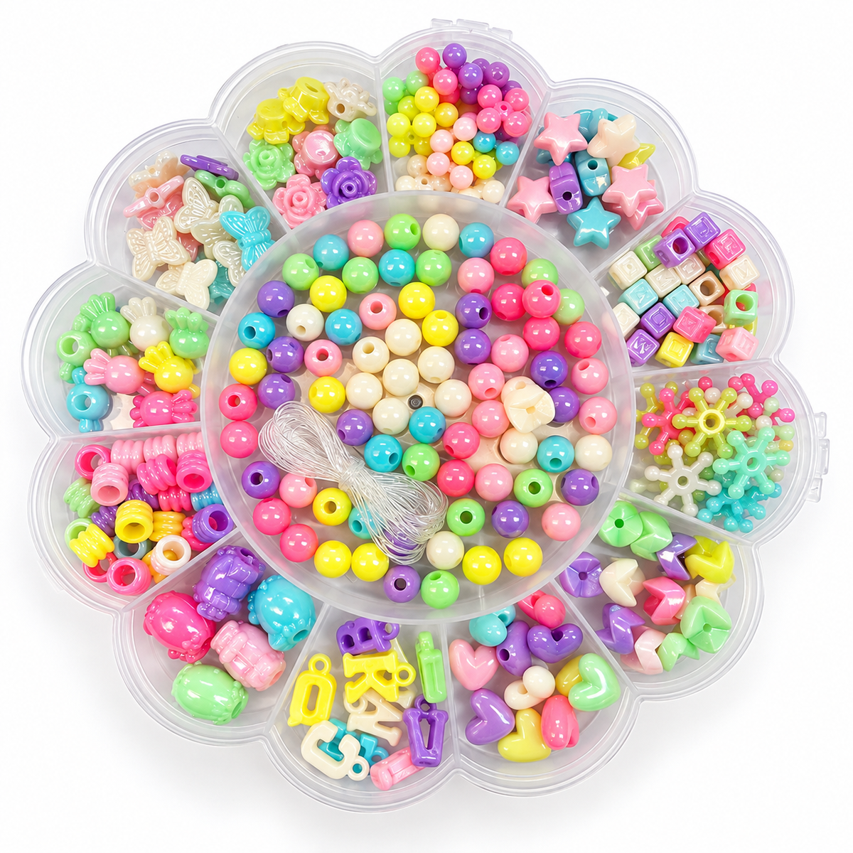 Flower Bead Jewelry Making Kit (EVE029-1)