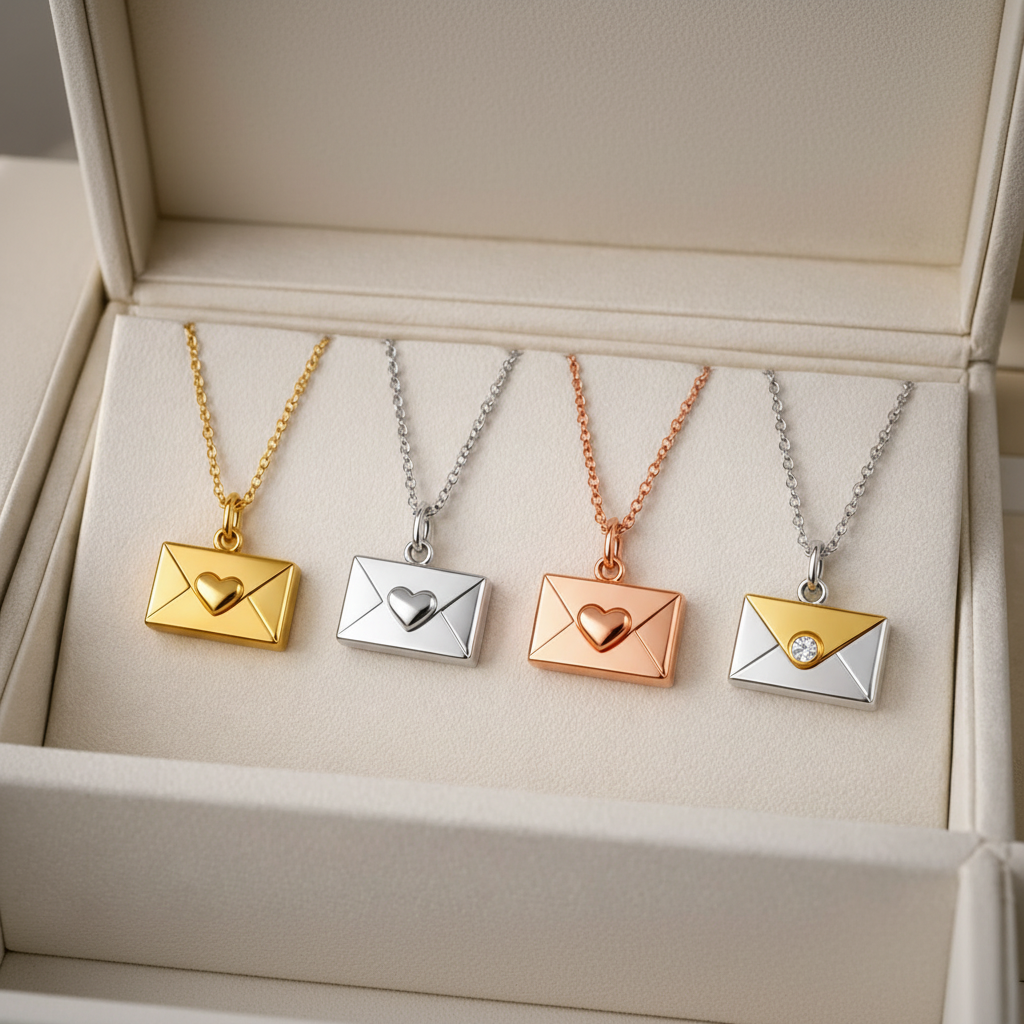 Secret Letter Necklace - CA404