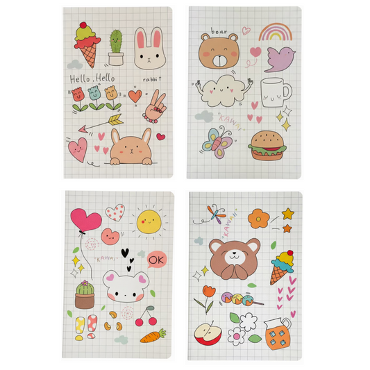 Cuaderno de animales lindos – 32 hojas - BL14523A5-1-4