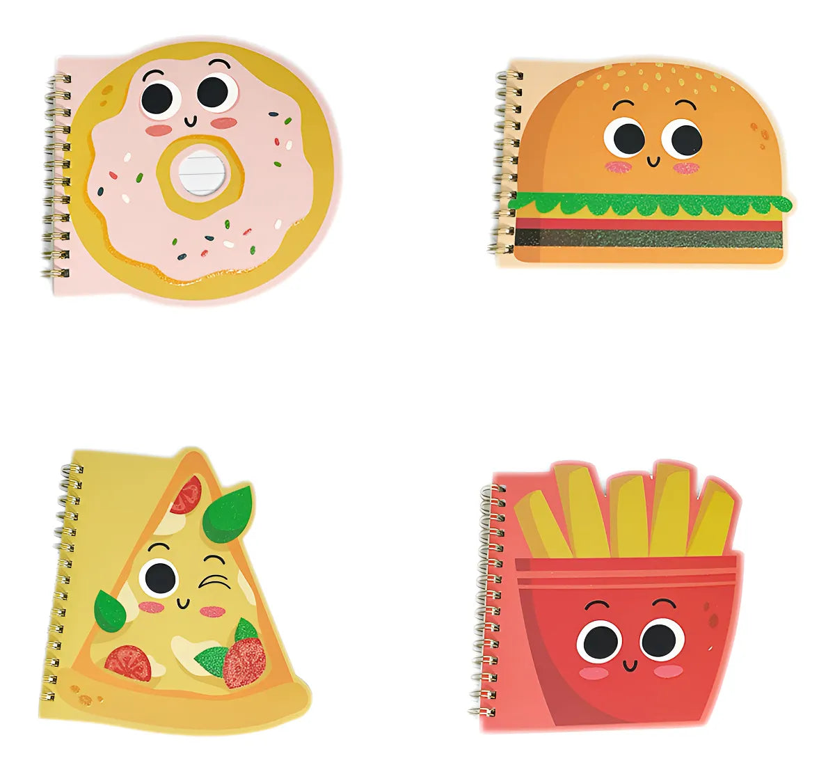 Cuaderno espiral con forma de comida – 60 páginas - BXZ11912B6-1-4