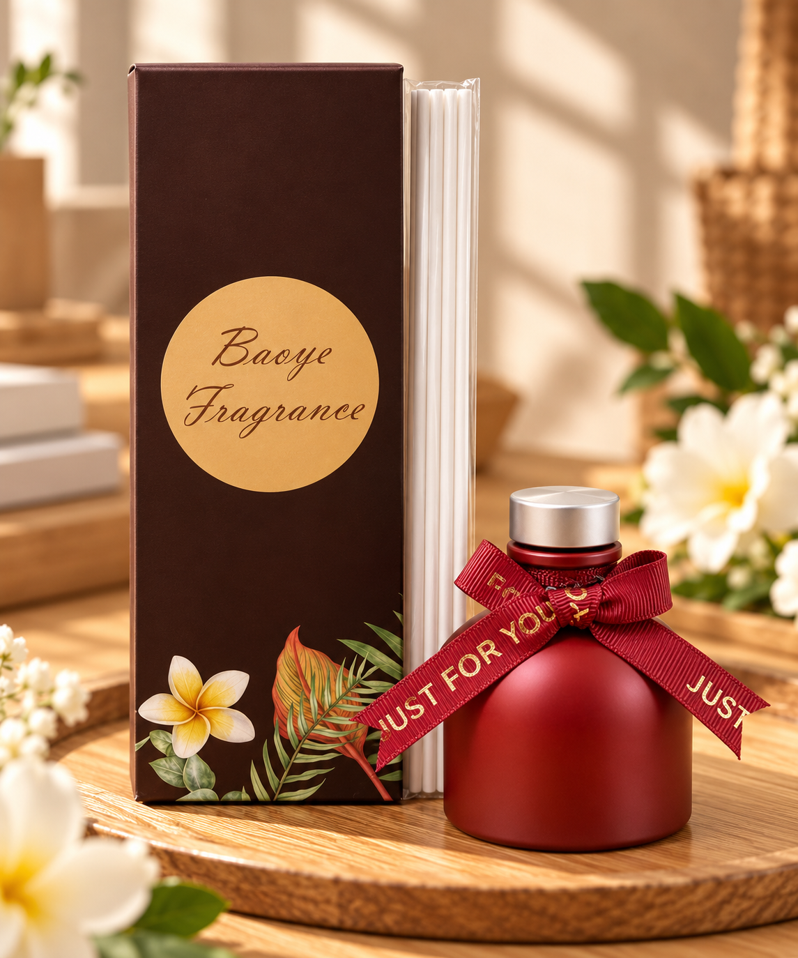 Ceramic Reed Diffuser with Bow SKU: CA1723