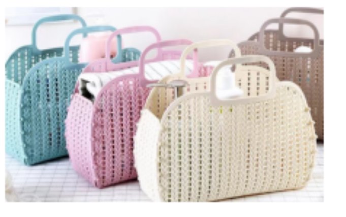 33.5 x 13 x 29.5 cm Woven Storage Basket – Assorted Colors (EVE034)