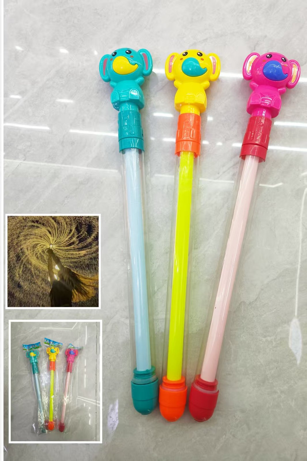 Elephant Topper Rattle Water Gun –(EVE096)