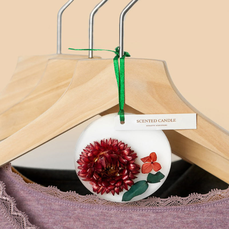 Set de regalo de bolsitas de cera botánica: 3 adornos colgantes de cera perfumados - CA381