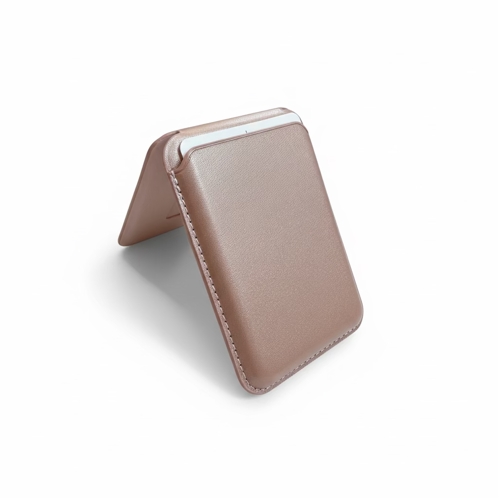 **Funda magnética tipo billetera con soporte plegable (CA186)