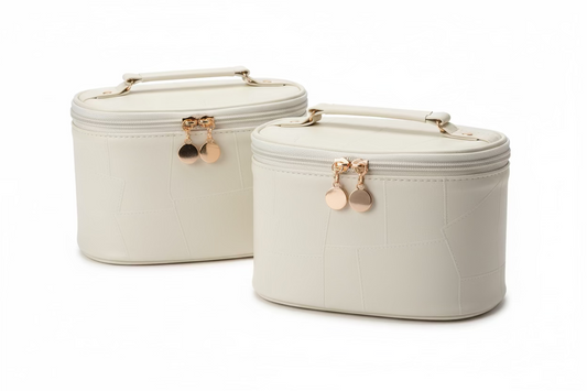 Juego de 2 neceseres ovalados / BAO-613