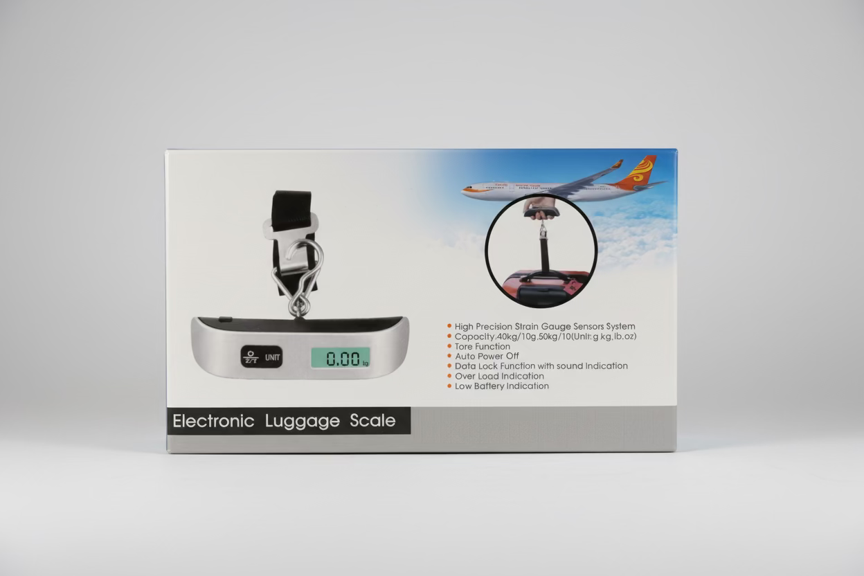 Báscula digital para equipaje: báscula portátil de viaje de hasta 50 kg - G8075-3