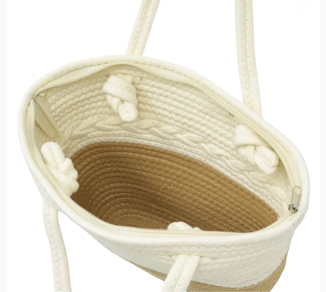 Natural Chic Straw Tote Bag - CA161