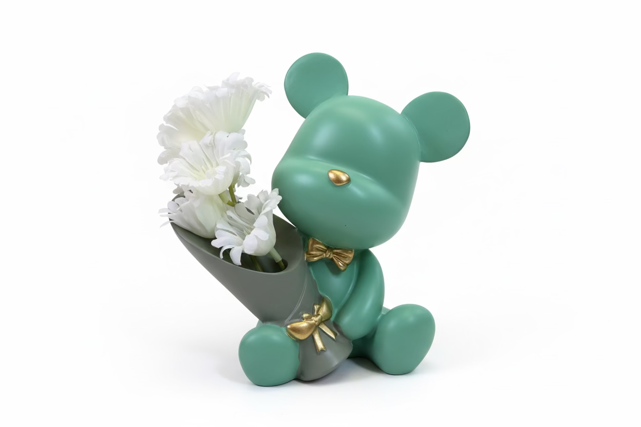 Little Bear Hug Flower Vase - CA393