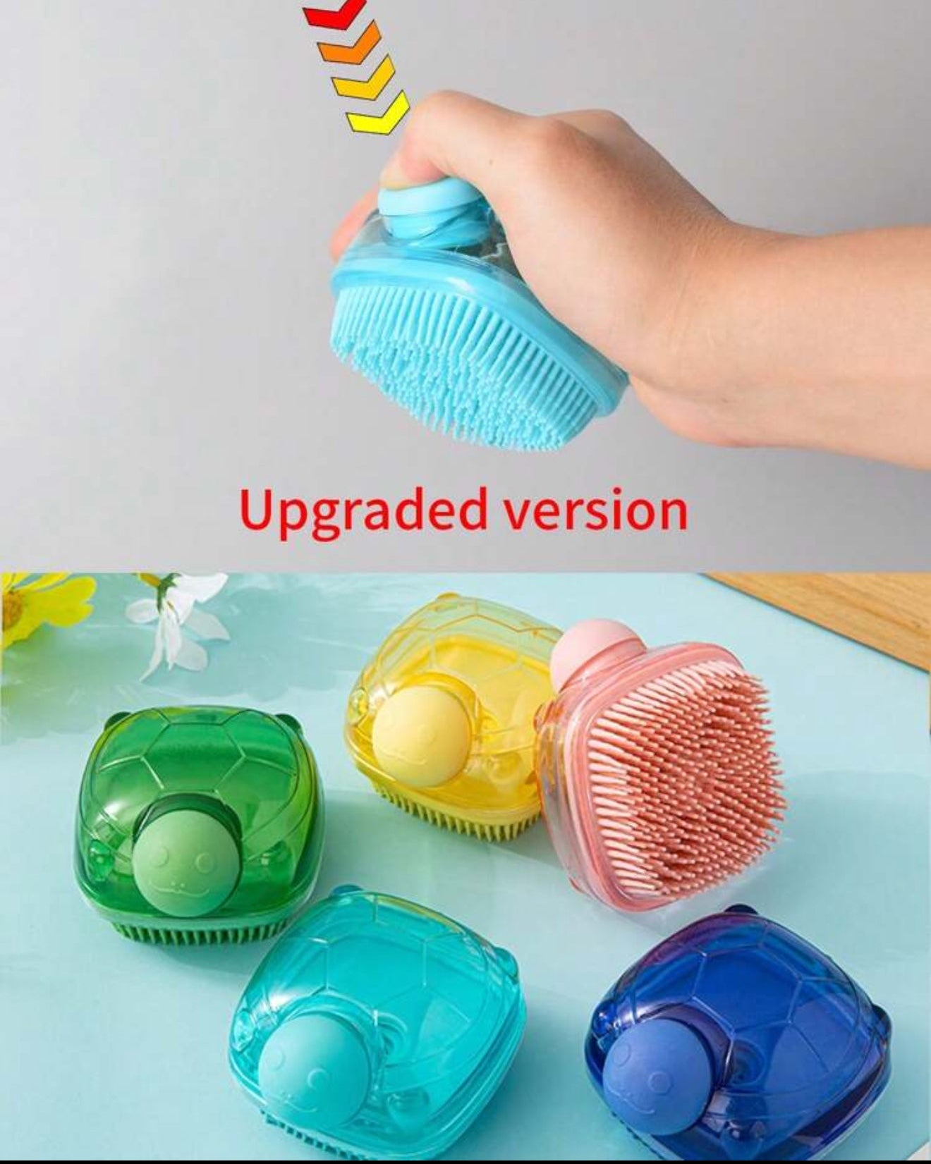 Hair and Shampoo Brush – Scalp Massage