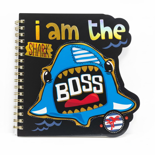 Shark-Shaped Spiral Notebook (BXZ15120B6-1-4)