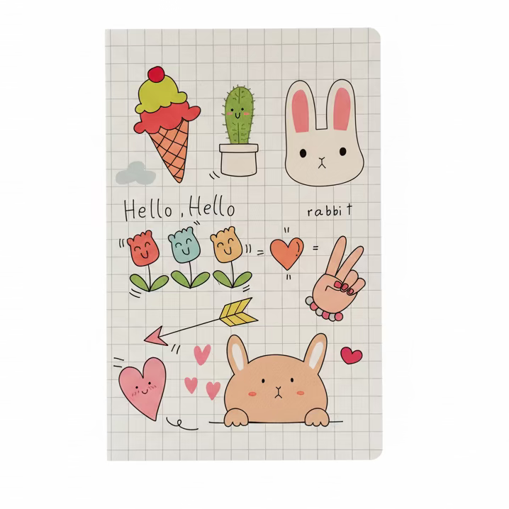 Cute Animals Notebook – 32 Sheets (BL14523A5-1-4)