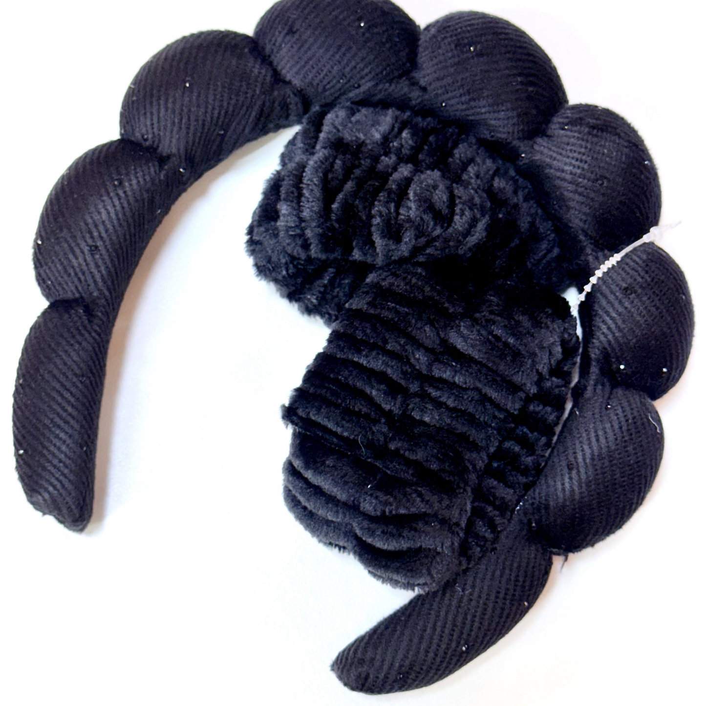 Bubble Spa Headband + Scrunchie, Gem Details – CA-109