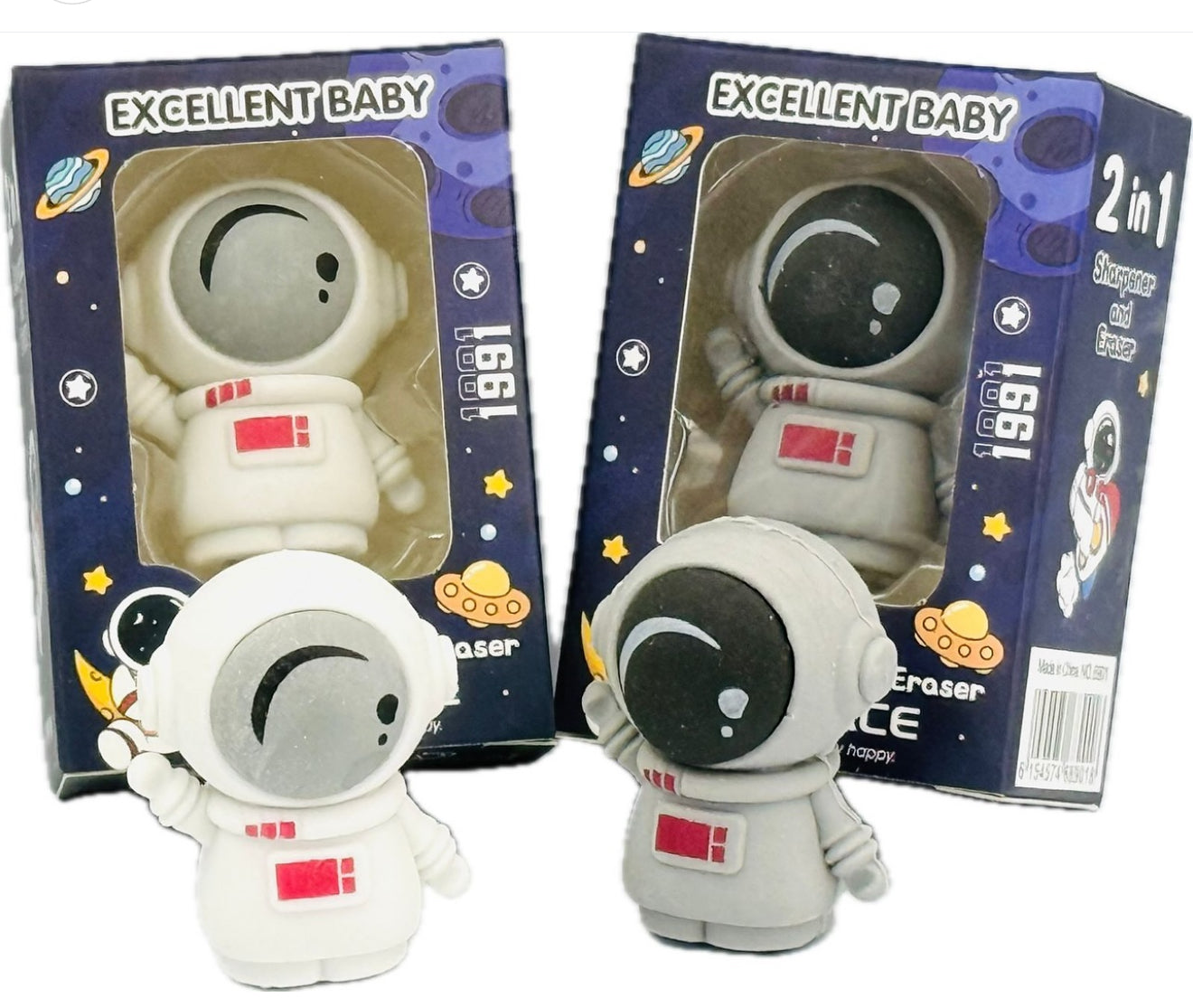 Astronaut Eraser & Sharpener