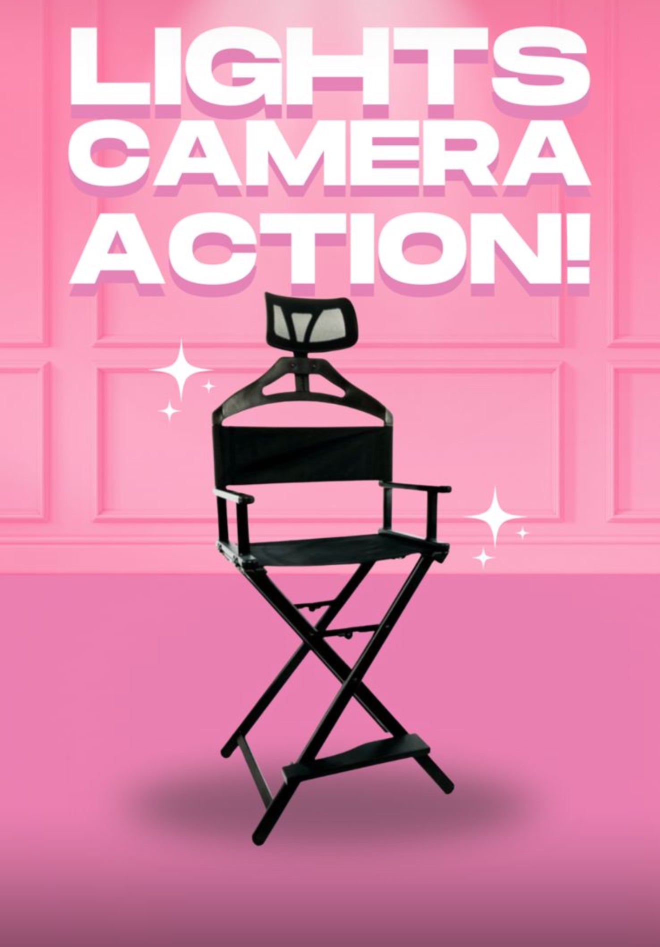 Professional Aluminum Makeup Chair with Headrest