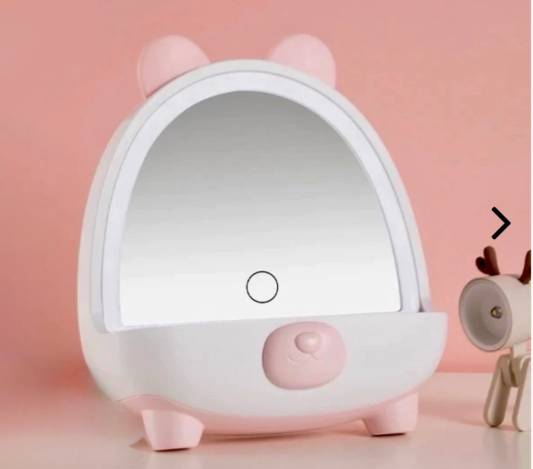 Cute Bear LED Mirror Lamp