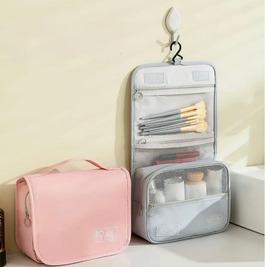 Hanging Travel Cosmetic Bag – Multi-Compartment