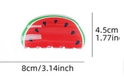Pinza de pelo de fruta acrílica / PCF-29