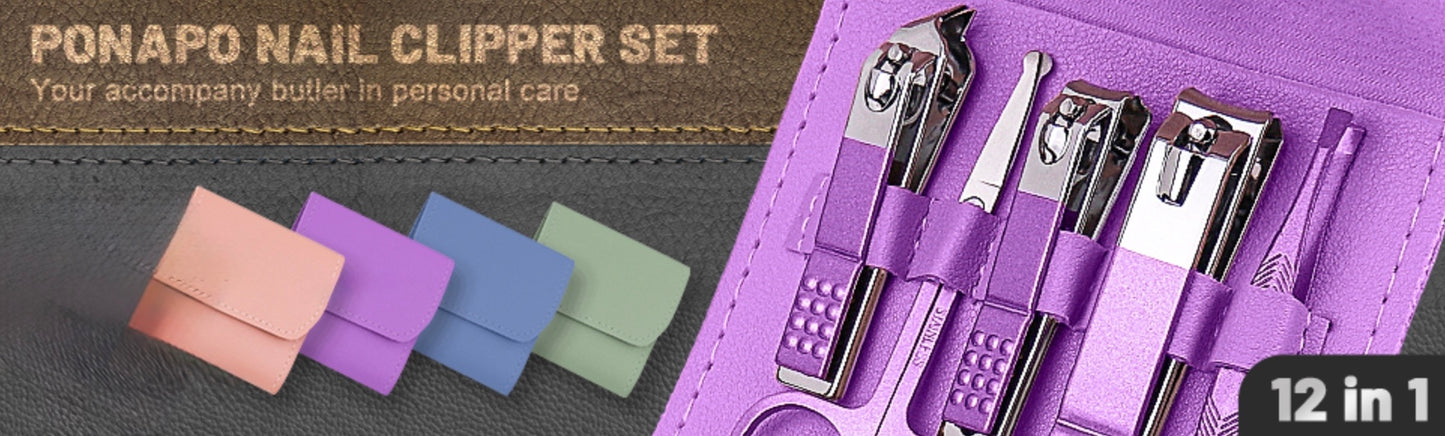 12-Piece Manicure & Pedicure Set
