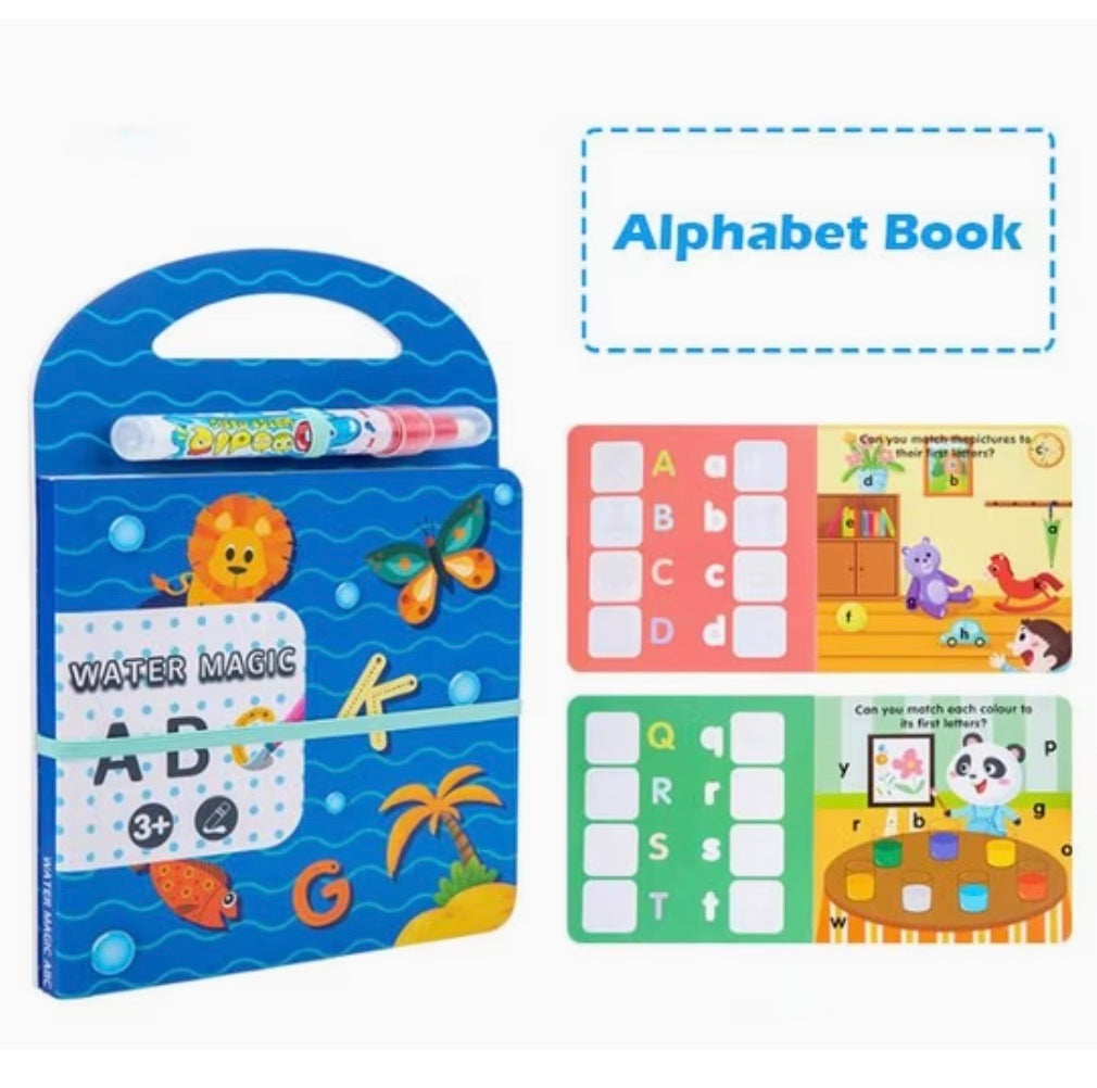 Libro de actividades Water Magic para niños pequeños: set de pintura reutilizable y sin ensuciar - CA357