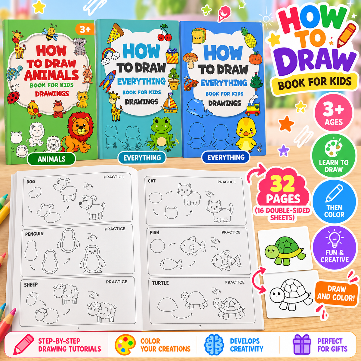 How to Draw Book for Kids – Step by Step SKU: CA1656