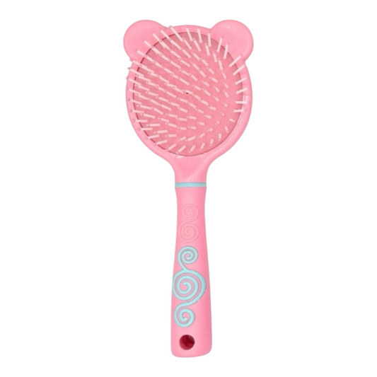 Compact Bear-Ear Hair Brush