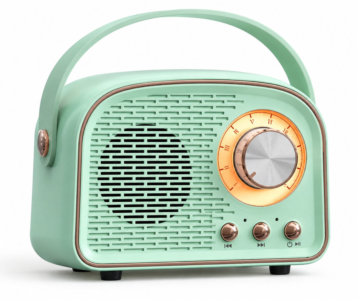 Retro Vintage Portable Radio – 4 Colors  CA1709