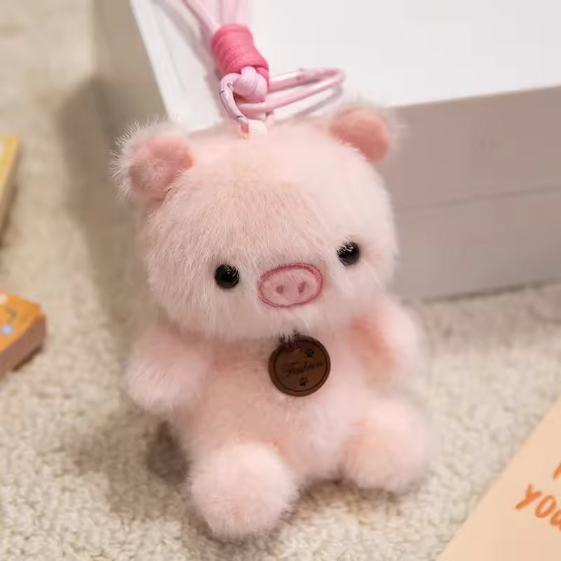 Animal Keychain Soft Cute Mini Plush Animal Keychain – Soft Stuffed Keyring (CA343) – ENGOL ...