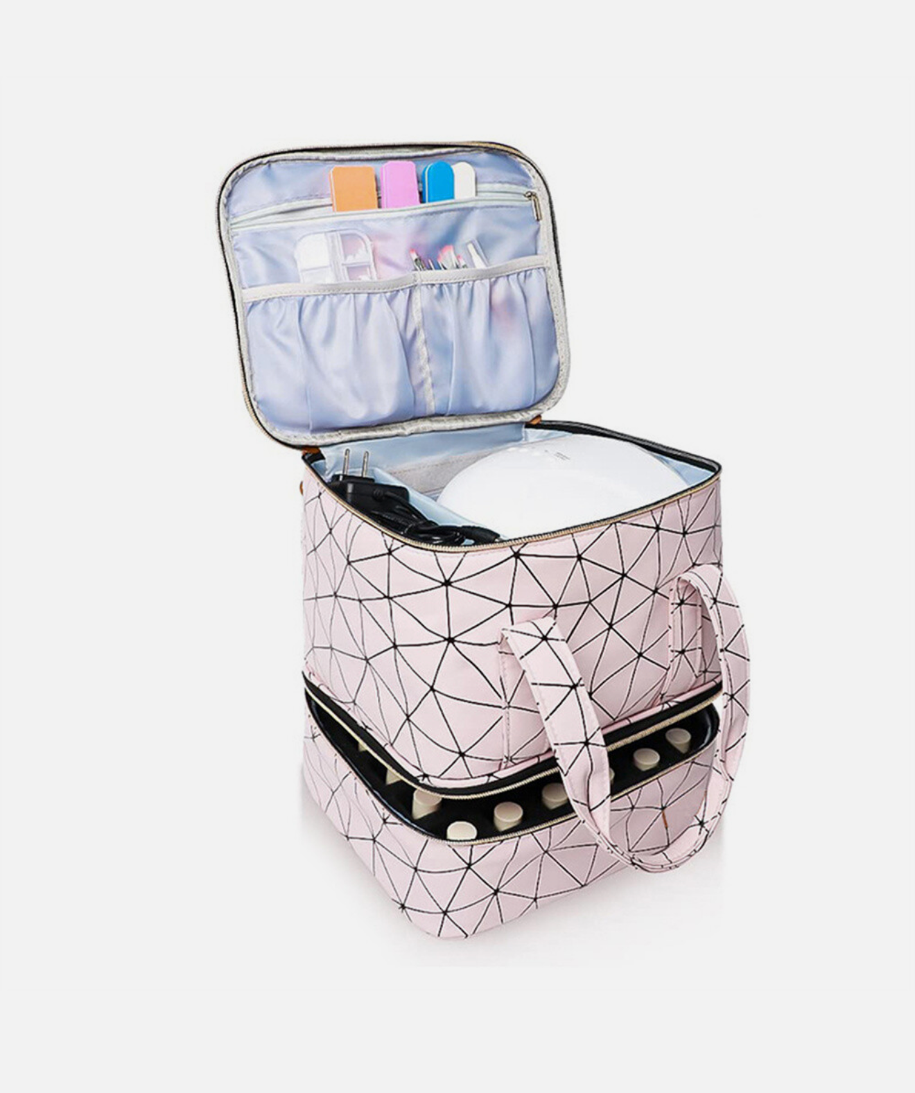 Geometric Travel Toiletry Bag - MC-30