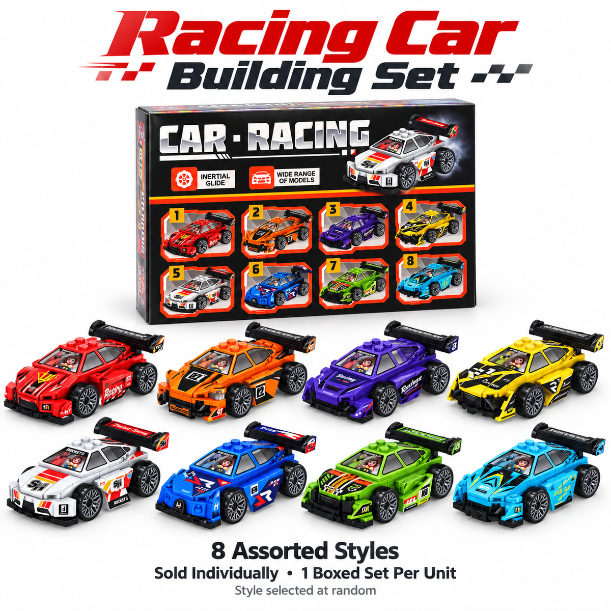 Racing Car Building Set – Assorted Styles SKU: CA947